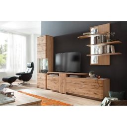 Wohnwand Eiche bianco 320 cm Nr.2 Santori