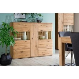 Highboard Eiche bianco 150 cm Santori