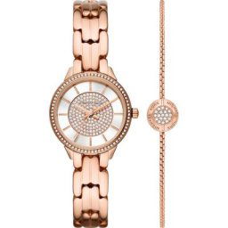 Michael Kors Uhren-Set Edelstahl Damenuhren Damen