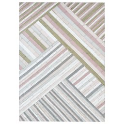 Wanddekoration Glasmosaik gestreiftes Muster, modernes minimalistisches Wohnaccessoire