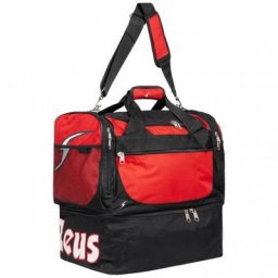 Zeus Borsa Delta Fußball Tasche Schwarz Rot