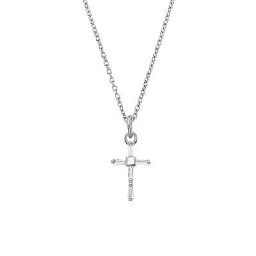 s.Oliver Kette mit Anhänger für Damen, 925 Sterling Silber, Glas Ketten