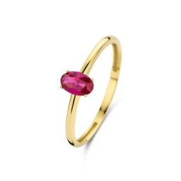 Isabel Bernard Baguette Ring - 585 Gold / 14 Karat Gold Ringe Damen