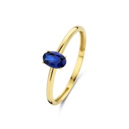 Isabel Bernard Baguette Ring - 585 Gold / 14 Karat Gold Ringe Damen