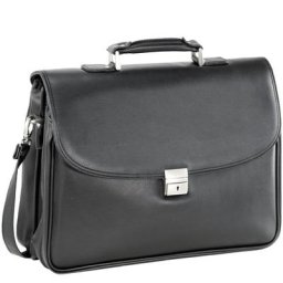d & n Basic Aktentasche 44 cm Laptoptaschen Schwarz Damen