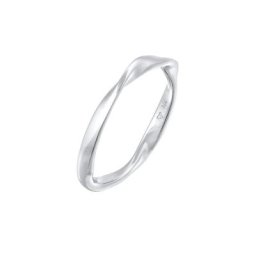 Elli Elli Ring Bandring Gedreht Stapelring Basic 925 Silber Ringe Damen