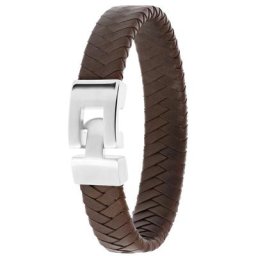 Lucardi Armband Leder Herrenschmuck Herren