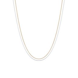 Elli Elli Halskette Basic Panzerkette Klassisch 2er Set 925 Silber Ketten Damen