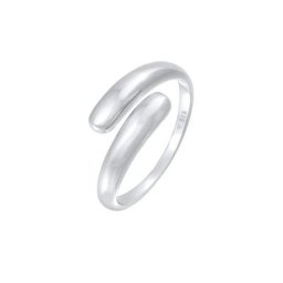 Elli Elli Ring Wickelring Zart Basic 925 Sterling Silber Ringe Damen