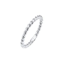Nenalina Nenalina Ring Twisted Gedreht Basic Schlicht 925 Sterling Silber Ringe Damen