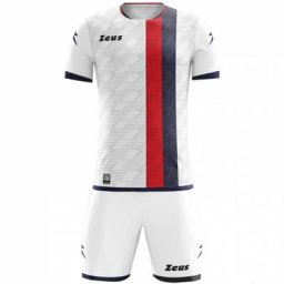 Zeus Icon Teamwear Set Trikot mit Shorts weiß navy