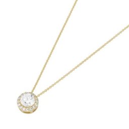 Luigi Merano Kette mit rundem Anhänger mit Zirkonia, Gold 375 Ketten Weiss Damen