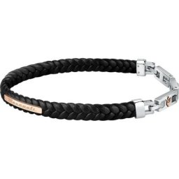Maserati Armband Edelstahl, Leder, recycelt Armbänder & Armreife Herren