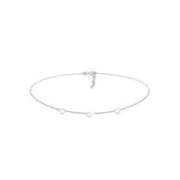 Elli Elli Halskette Choker Herz Cut Out Liebe Romantik 925 Silber Ketten Damen