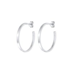 Elli Elli Ohrringe Creolen Stecker Basic Halbcreolen 925 Silber Damen
