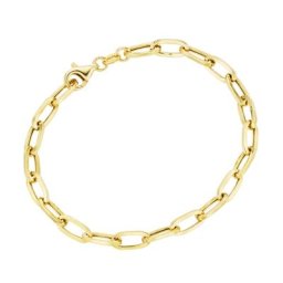 Smart Jewel Armband Glieder oval, Silber 925 Armbänder & Armreife Gold Damen