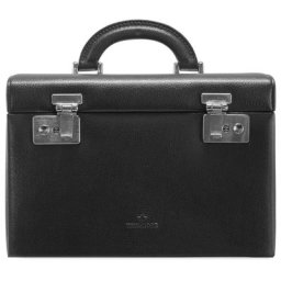 Windrose Beluga Schmuckkoffer 26,5 cm Leder Körbe & Aufbewahrung Schwarz Damen