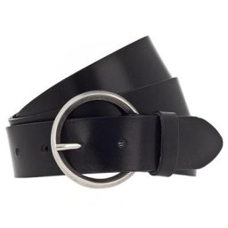 Vanzetti Gürtel Leder Schwarz Damen