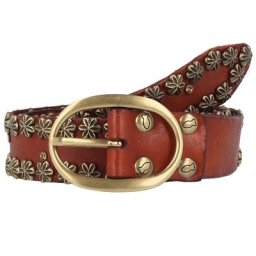Campomaggi Gürtel Leder Braun Damen
