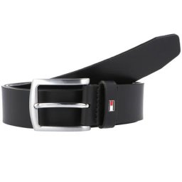 Tommy Hilfiger New Denton Gürtel Leder Schwarz Herren