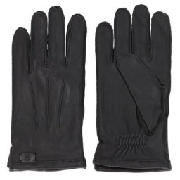 Strellson Handschuhe Leder Schwarz Herren