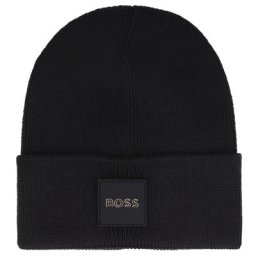 Hugo Boss Furio Strickmütze Mützen & Caps Schwarz Herren