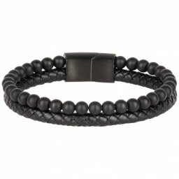 Lobstein & Söhne ""Arthur"" Herren Armband schwarz