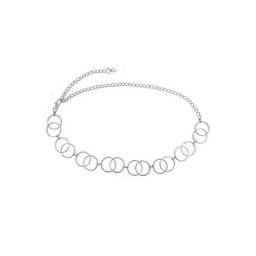 COLLEZIONE ALESSANDRO Kettengürtel Kini mit ineinanderlaufende Ringe
