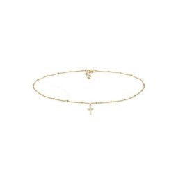 Elli Collier Choker Kugelkette Kreuz Glaube 925 Silber