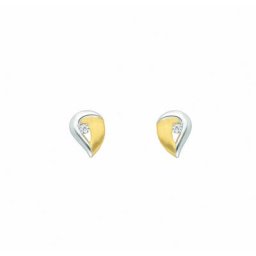 Adelia´s Paar Ohrhänger Damen Goldschmuck, 333 Gold Goldschmuck für Damen