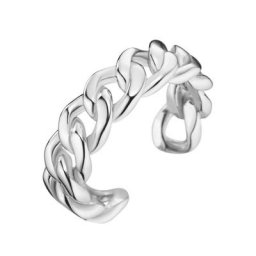Firetti Ohrklemme Ear Cuff in Panzerketten-Optik