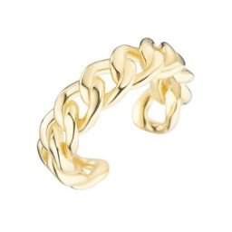 Firetti Ohrklemme Ear Cuff in Panzerketten-Optik