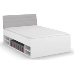 rauch Stauraumbett Sigma, inkl. 4 Stoffboxen, 2 Fachböden und Polsterkopfteil