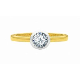 Adelia´s Goldring 333 Gold Ring mit Zirkonia, 333 Gold Goldschmuck für Damen