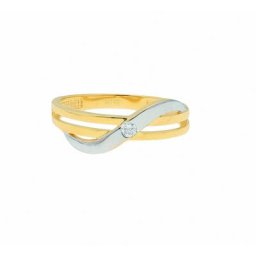 Adelia´s Fingerring 333 Gold Ring mit Zirkonia, Goldschmuck für Damen