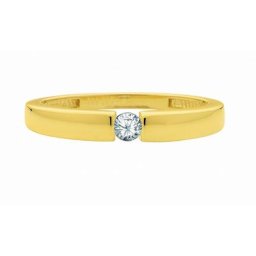 Adelia´s Goldring 333 Gold Ring mit Zirkonia, 333 Gold Goldschmuck für Damen