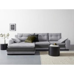 COLLECTION AB Ecksofa, mit 7 Kissen, wahlweise mit Bettfunktion und Bettkasten