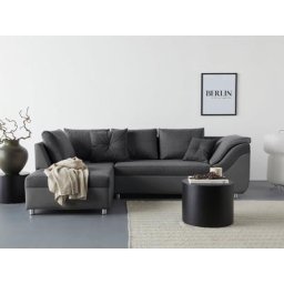 COLLECTION AB Ecksofa, mit 6 Kissen, inklusive Bettfunktion und Bettkasten