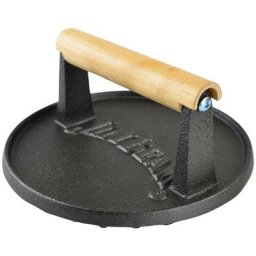 Jim Beam BBQ Burgerpresse, Gusseisen, Ø 17,8 cm