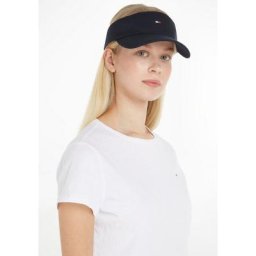Tommy Hilfiger Visor ESSENTIAL FLAG VISOR mit aufgesticktem Tommy Hilfiger Flag vorne