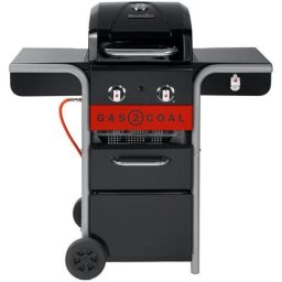 Char-Broil Kombigrill Hybrid Gas2Coal 2.0 210, 2-Brenner mit Seitenablage