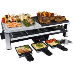 Steba Raclette RC 108, 8 Raclettepfännchen, 2000 W