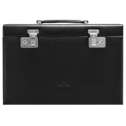 Windrose Ambiance Schmuckkoffer 33 cm Leder Körbe & Aufbewahrung Schwarz Damen