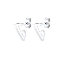 Elli Elli Ohrringe Basic Geo Creole Dreieck 925 Sterling Silber Damen