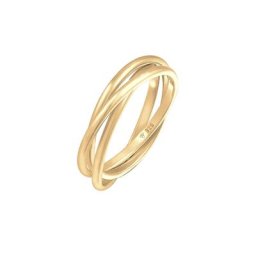 Elli Elli Ring Wickelring Trio Trini Basic 925 Silber Ringe Damen