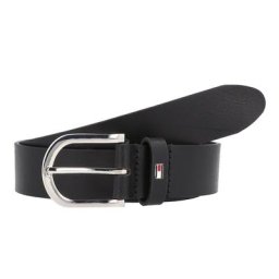 Tommy Hilfiger Danny Gürtel Leder Schwarz Damen