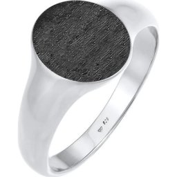 KUZZOI KUZZOI Ring Basic Cool Siegelring Herren Matt 925 Silber Ringe