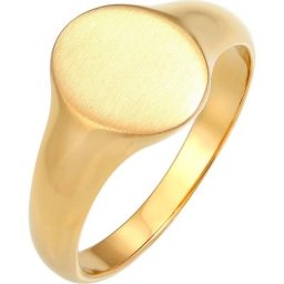 KUZZOI KUZZOI Ring Basic Cool Siegelring Herren Matt 925 Silber Herrenschmuck