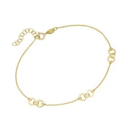 Luigi Merano Armband mit runden Elementen, beweglich, Gold 375 Armbänder & Armreife Gold Damen