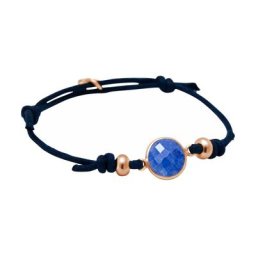 Gemshine Armband 'Knoten - Saphir - Größenverstellbar' Armbänder & Armreife Weiss Damen